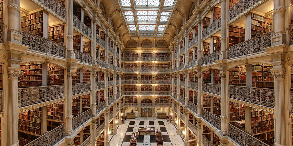 beautiful library
